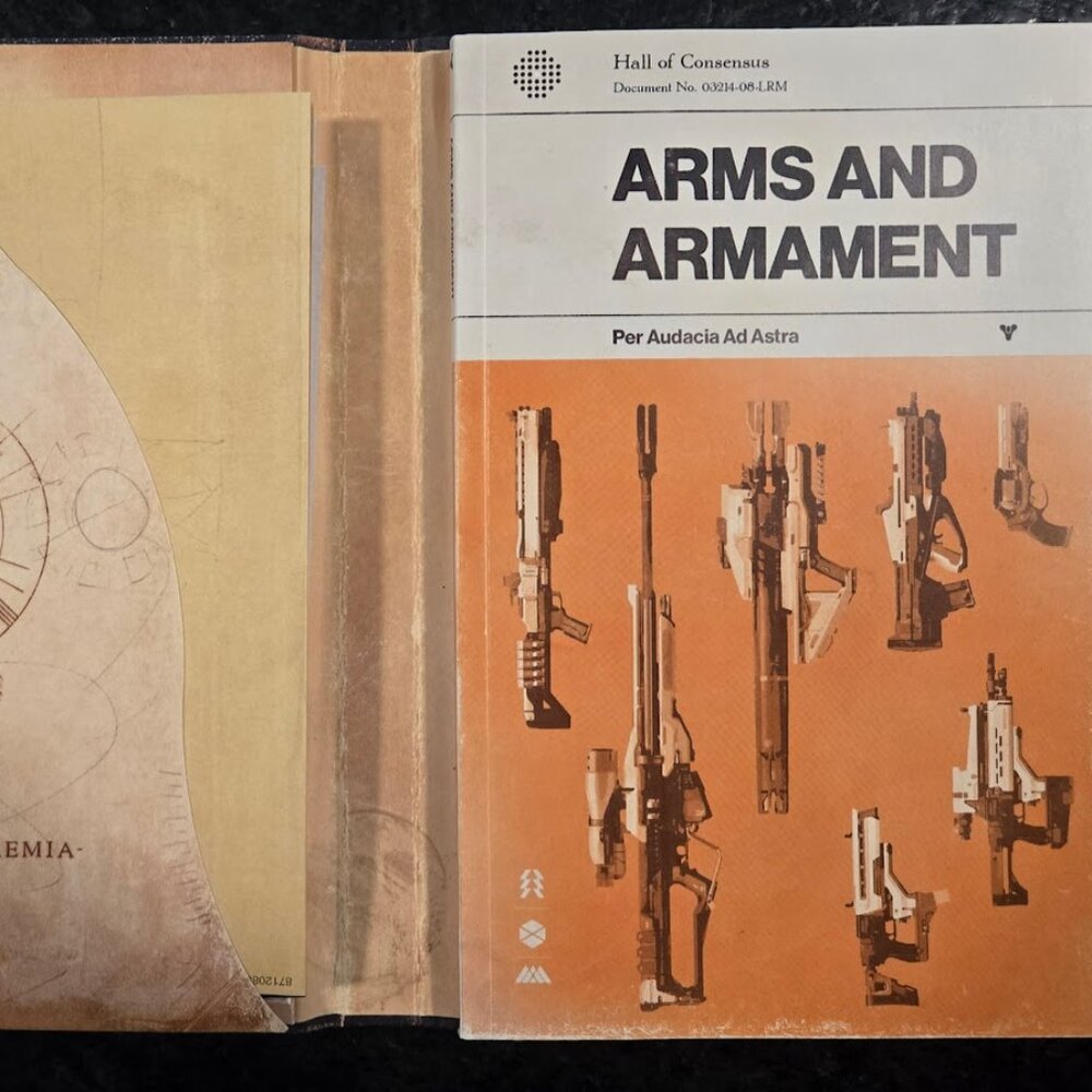 Destiny Limited Edition Folio Arms and Armament Collector Book & Postcar…‎
